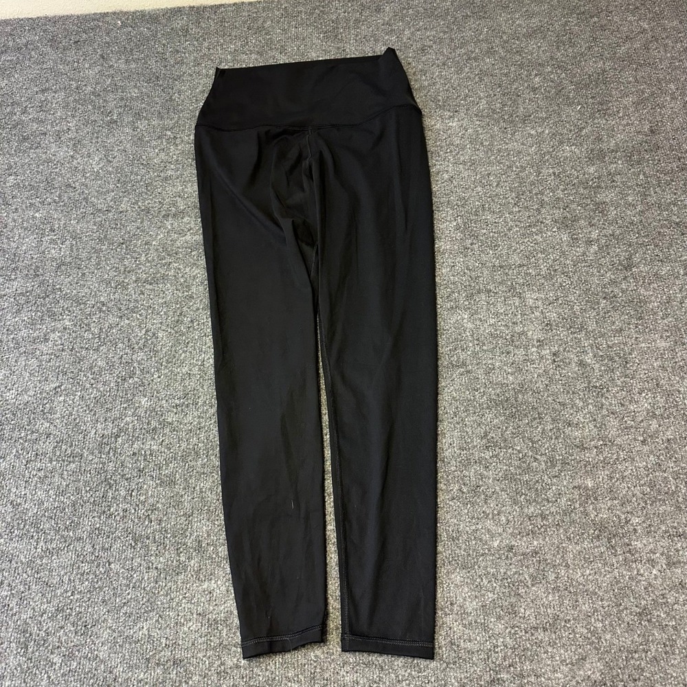 Lululemon Leggings Womens Size 4 Black High Waisted Yoga Pants Activewear Slim